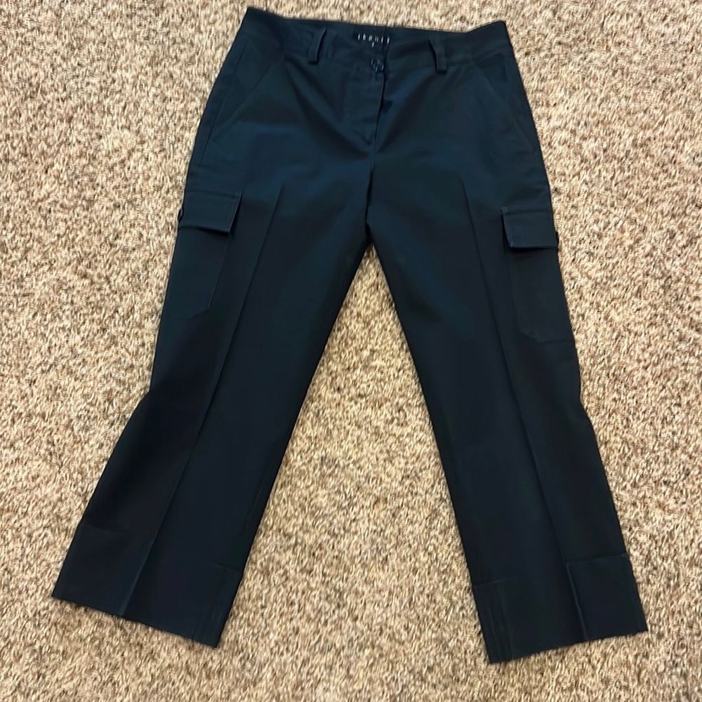 Theory black cargo pants size 2